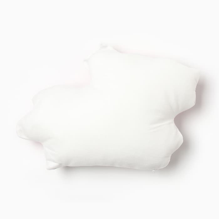 Подушка декоративная фигурная «Единорог», 24×30 см, белая/розовая