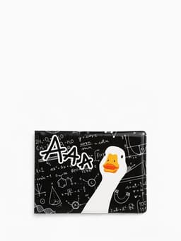 Обложка для студенческого билета «Гусь», чёрная