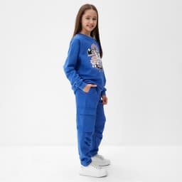 Свитшот детский MINAKU, синий, рост 104 см