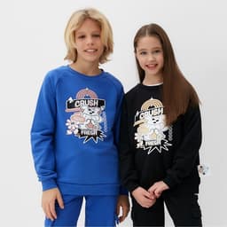 Свитшот детский MINAKU, синий, рост 104 см