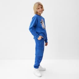 Свитшот детский MINAKU, синий, рост 104 см