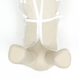 Дождевик для собак, размер XS, ДС 18, ОГ 25-30, ОШ 25 см, белый