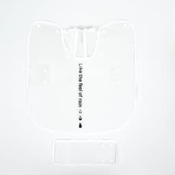 Дождевик для собак, размер XS, ДС 18, ОГ 25-30, ОШ 25 см, белый