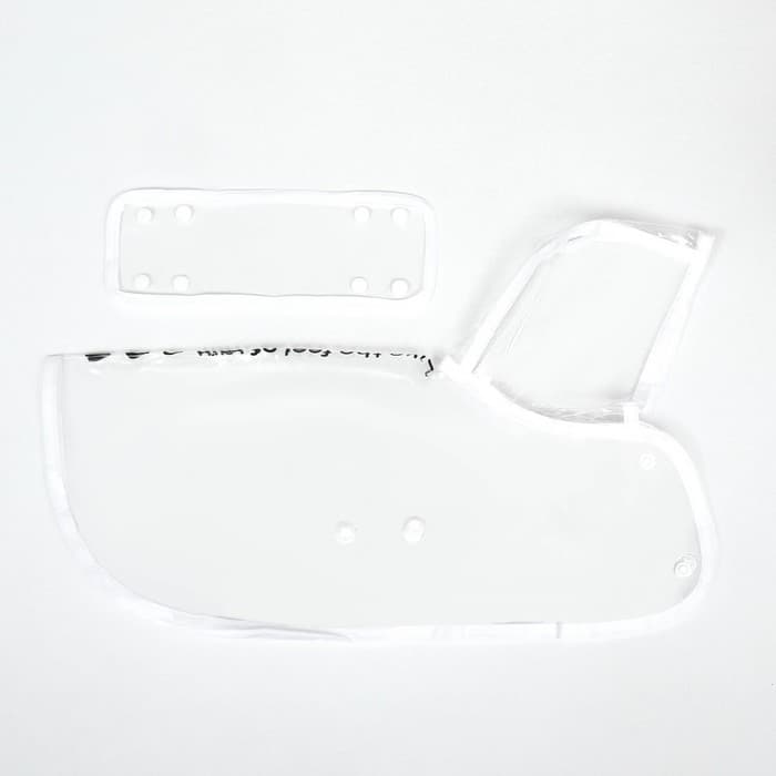 Дождевик для собак, размер XS, ДС 18, ОГ 25-30, ОШ 25 см, белый