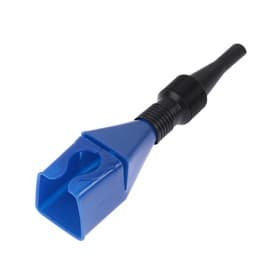 Воронка автомобильная «Непроливайка», для ГСМ, под горлышко канистры, пластик, синий