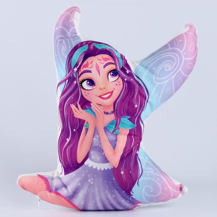 Подушка декоративная «Феечка», 32×28 см, велюр