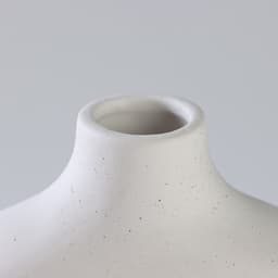 Ваза сервировочная SL Home «Пончик», 18×18.5 см, горло 3.5 см, керамика, белая