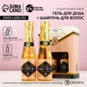 Подарочный набор ЧИСТОЕ СЧАСТЬЕ «Ты лучше всех!»: гель для душа и шампунь для волос шампанское, 2×250 мл