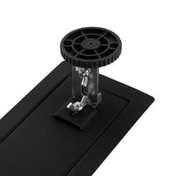 Трап ZEIN engr, с фланцем свободного вращения 360°, 7×80 см, d=40/50 мм, нерж сталь, черный