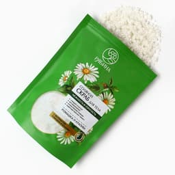 Скраб для тела соляной, 250 г, с экстрактом ромашки и крапивы, РЯБИНА
