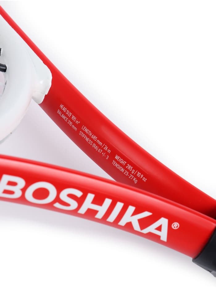 Ракетка для большого тенниса детская BOSHIKA JUNIOR, алюминий, 23'', красная
