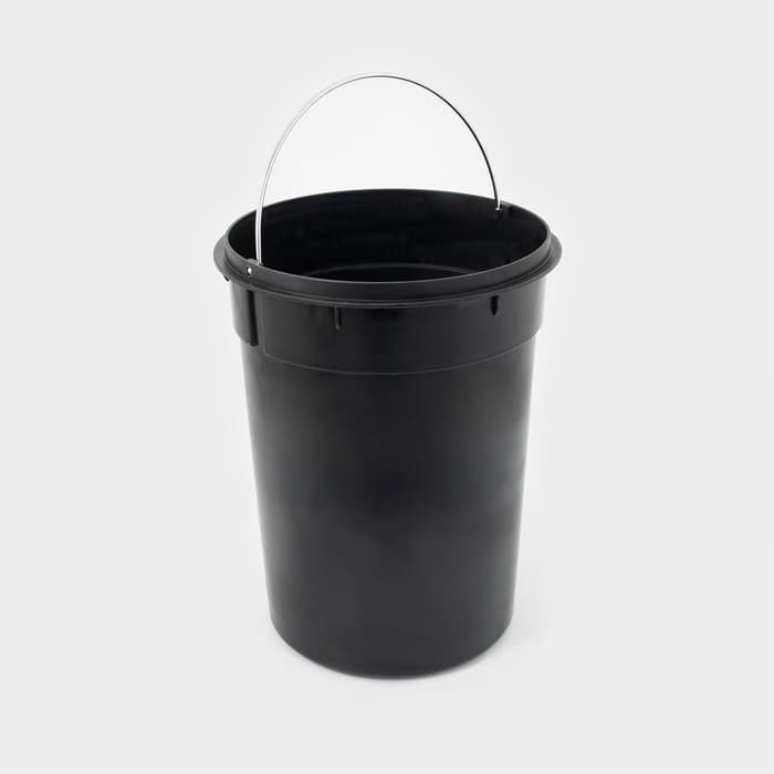 Ведро с педалью Доляна, 12 л, нержавеющая сталь