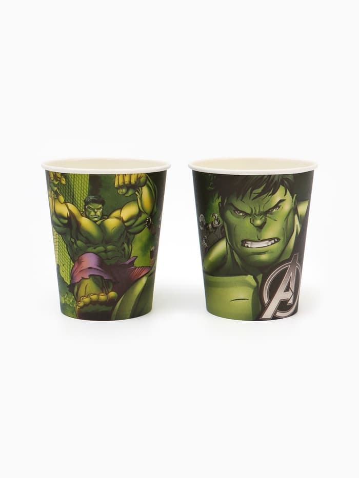 Стакан бумажный одноразовый «С Днем Рождения!», 250 мл, 10 штук, Мстители