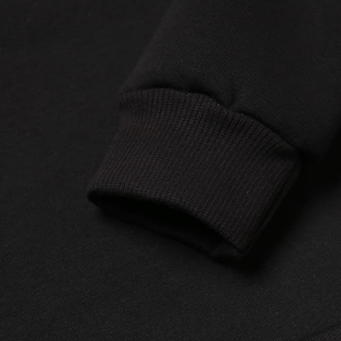 Худи детское с карманом, чёрное, рост 92 см