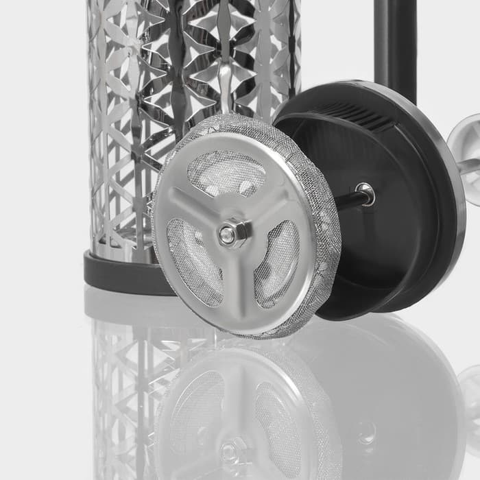 Заварочный чайник френч-пресс «Сейхо», 350 мл, стекло, нержавеющая сталь