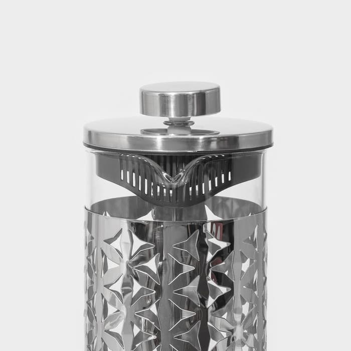 Заварочный чайник френч-пресс «Сейхо», 350 мл, стекло, нержавеющая сталь