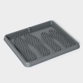 Лоток для обуви малый Darel plastic, 43.5×39 см, пластик, серый