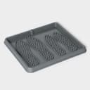 Лоток для обуви малый Darel plastic, 43.5×39 см, пластик, серый