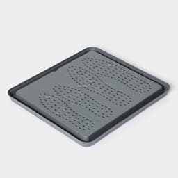 Лоток для обуви малый Darel plastic, 43.5×39 см, пластик, серый