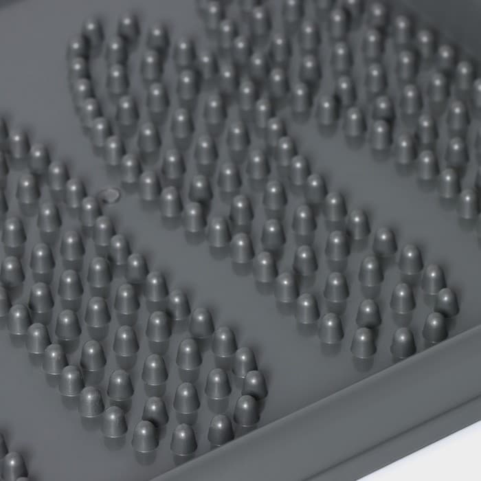 Лоток для обуви малый Darel plastic, 43.5×39 см, пластик, серый
