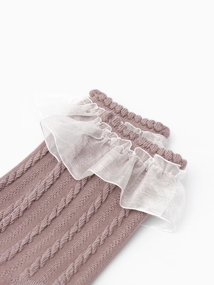 Гольфы для девочки KAFTAN, цвет кофейный, размер 14-16 (3-5 лет)