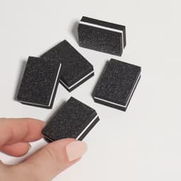 Баф наждачный для ногтей, набор 50 шт, двухсторонний, 3.5×2.5 см, чёрный