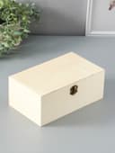 Шкатулка для росписи дерево «Прямоугольная», замок пряжка, 23.5×14×9.5 см