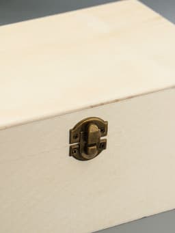 Шкатулка для росписи дерево «Прямоугольная», замок пряжка, 23.5×14×9.5 см