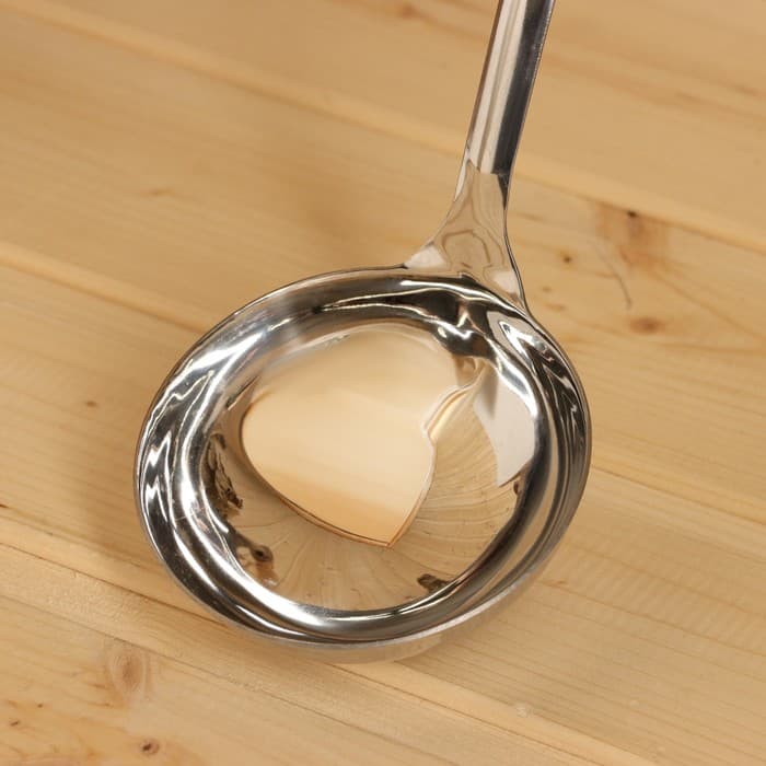 Ковш - черпак для бани и сауны, 100 мл, деревянная ручка, 43 см, «Добропаровъ»