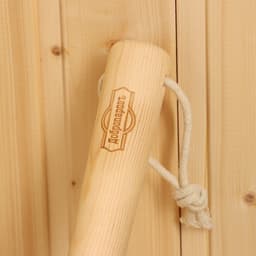 Ковш - черпак для бани и сауны, 100 мл, деревянная ручка, 43 см, «Добропаровъ»