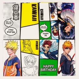 Салфетки бумажные 25×25 см «Комиксы», набор 20 шт.