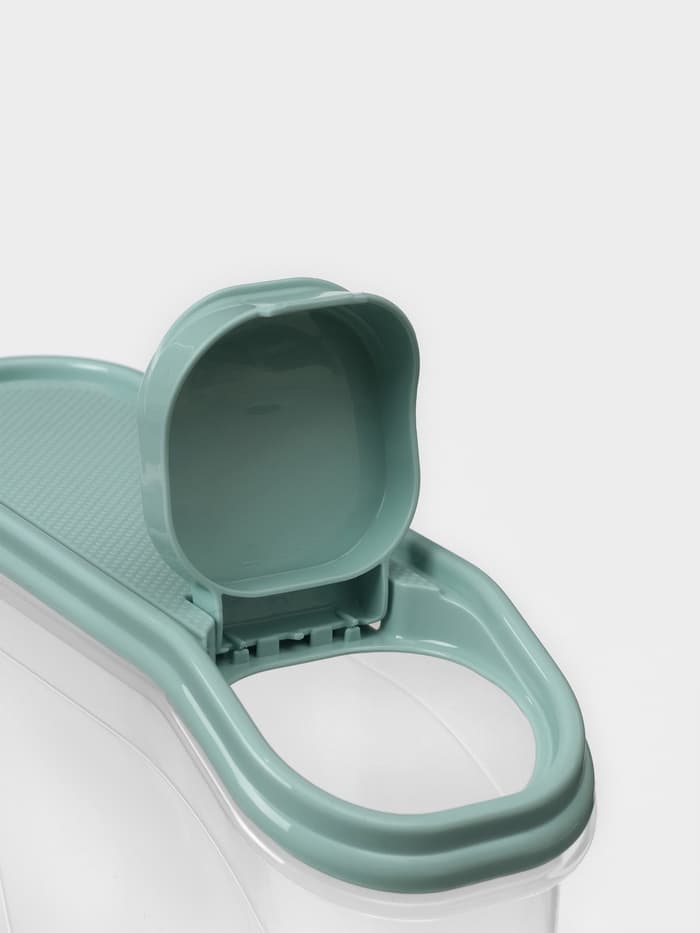 Ёмкость для хранения сыпучих продуктов phibo, 1.5 л, пластик, прозрачная, крышка МИКС