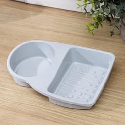 Подставка для губки и дозатора, пластик, МИКС