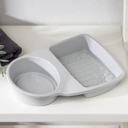 Подставка для губки и дозатора, пластик, МИКС