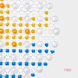 Коврик противоскользящий в ванну Доляна «Влюблённые уточки», на присосках, 35×65 см