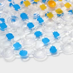 Коврик противоскользящий в ванну Доляна «Влюблённые уточки», на присосках, 35×65 см