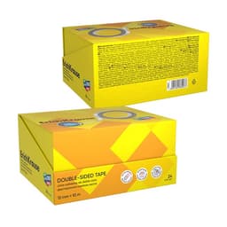 Клейкая лента ErichKrause Double-sided tape, 12 мм × 10 м, двусторонняя