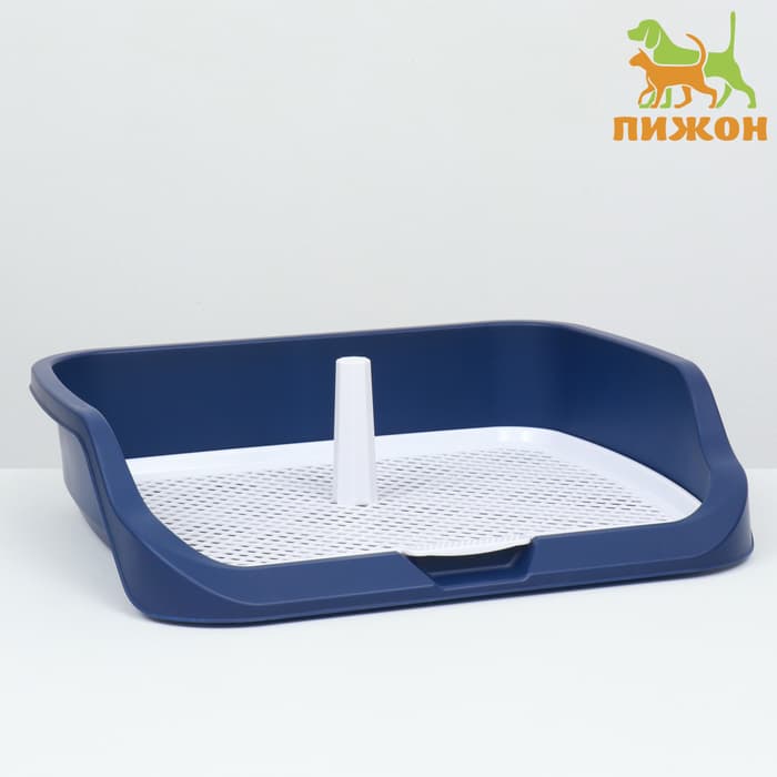 Туалет открытый 53×45×13 см, синий