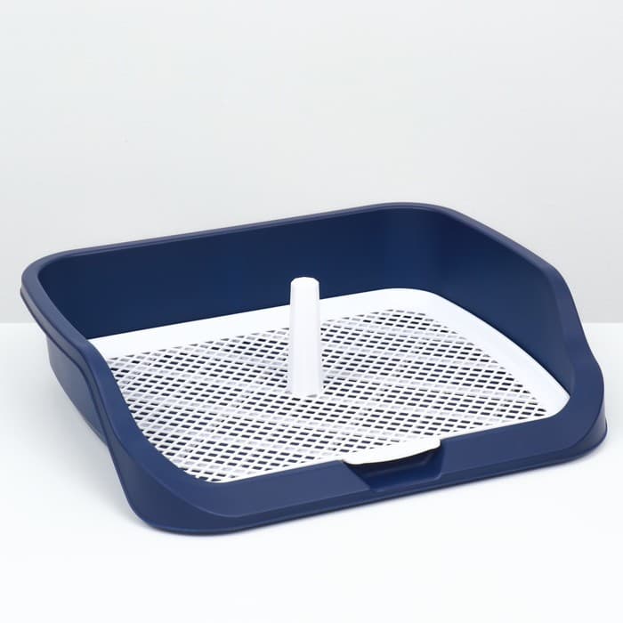 Туалет открытый 53×45×13 см, синий