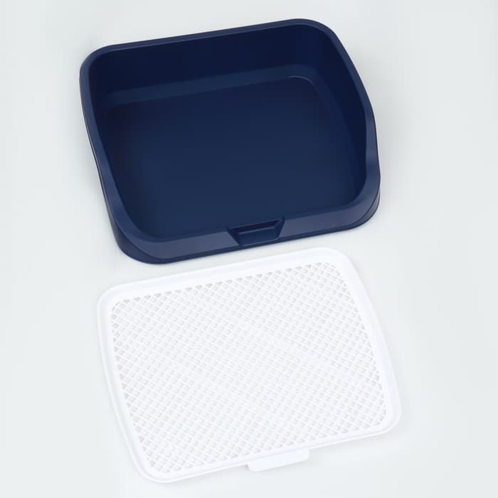 Туалет открытый 53×45×13 см, синий