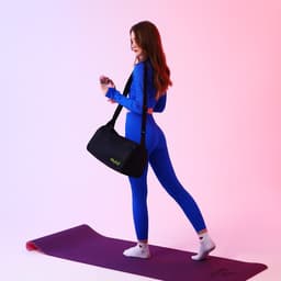 Сумка спортивная Play, 40×21×19 см, отдел на молнии, чёрная