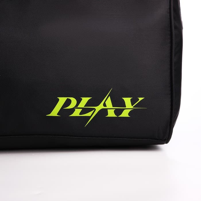 Сумка спортивная Play, 40×21×19 см, отдел на молнии, чёрная