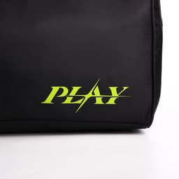 Сумка спортивная Play, 40×21×19 см, отдел на молнии, чёрная