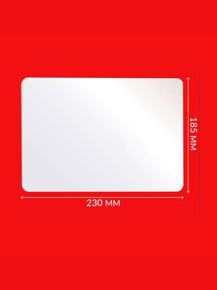 Доска для лепки А5 Calligrata, эконом, 600 мкм, белая