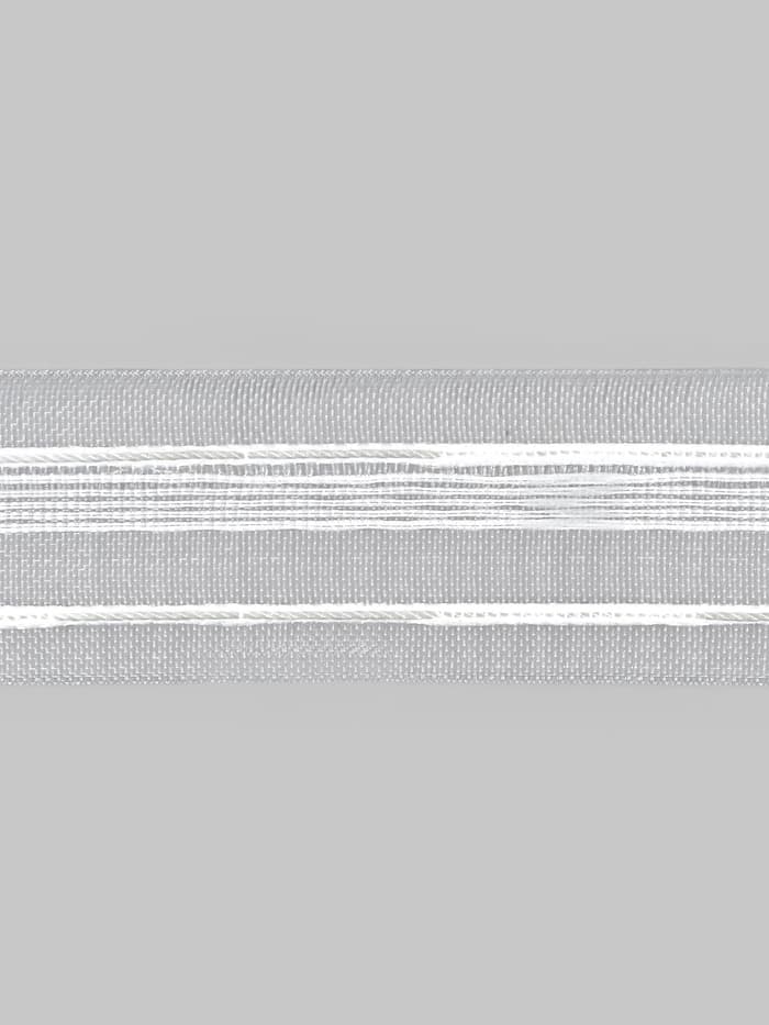 Шторная лента, органза, 4 см, 50±1 м, прозрачная