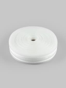 Шторная лента, органза, 4 см, 50±1 м, прозрачная