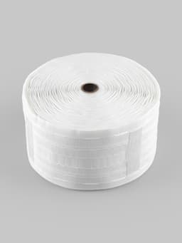 Шторная лента, матовая, 8.5 см, 25±1 м, белая