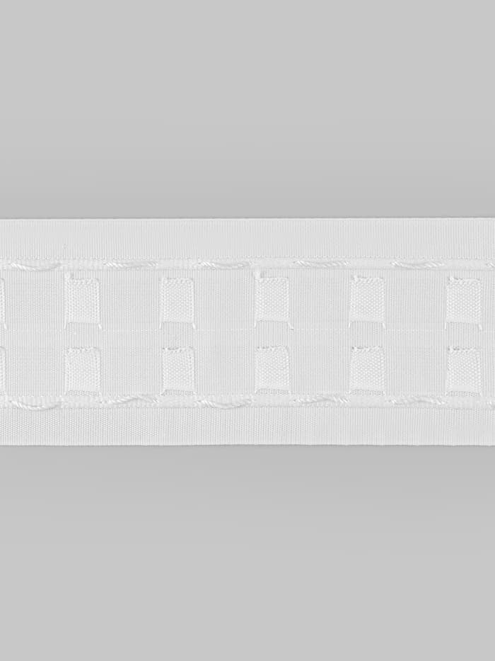 Шторная лента, матовая, 7 см, 30±1 м, белая