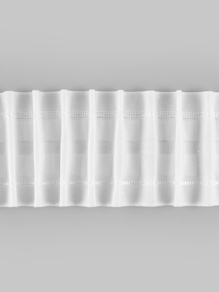Шторная лента, матовая, 7 см, 30±1 м, белая