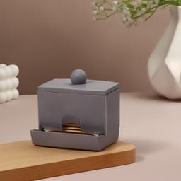 Органайзер для ватных палочек, с крышкой, 9×6.5×7.5 см, МИКС